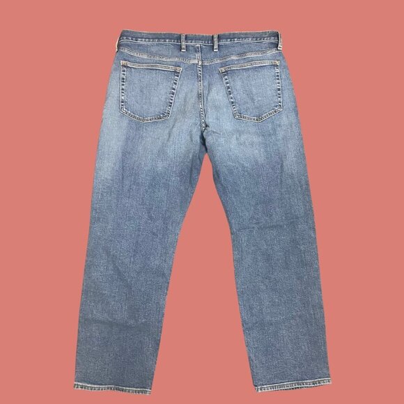 GAP Men’s 38x30 Straight Leg Blue Jeans – Classic Everyday Denim - Picture 4 of 11